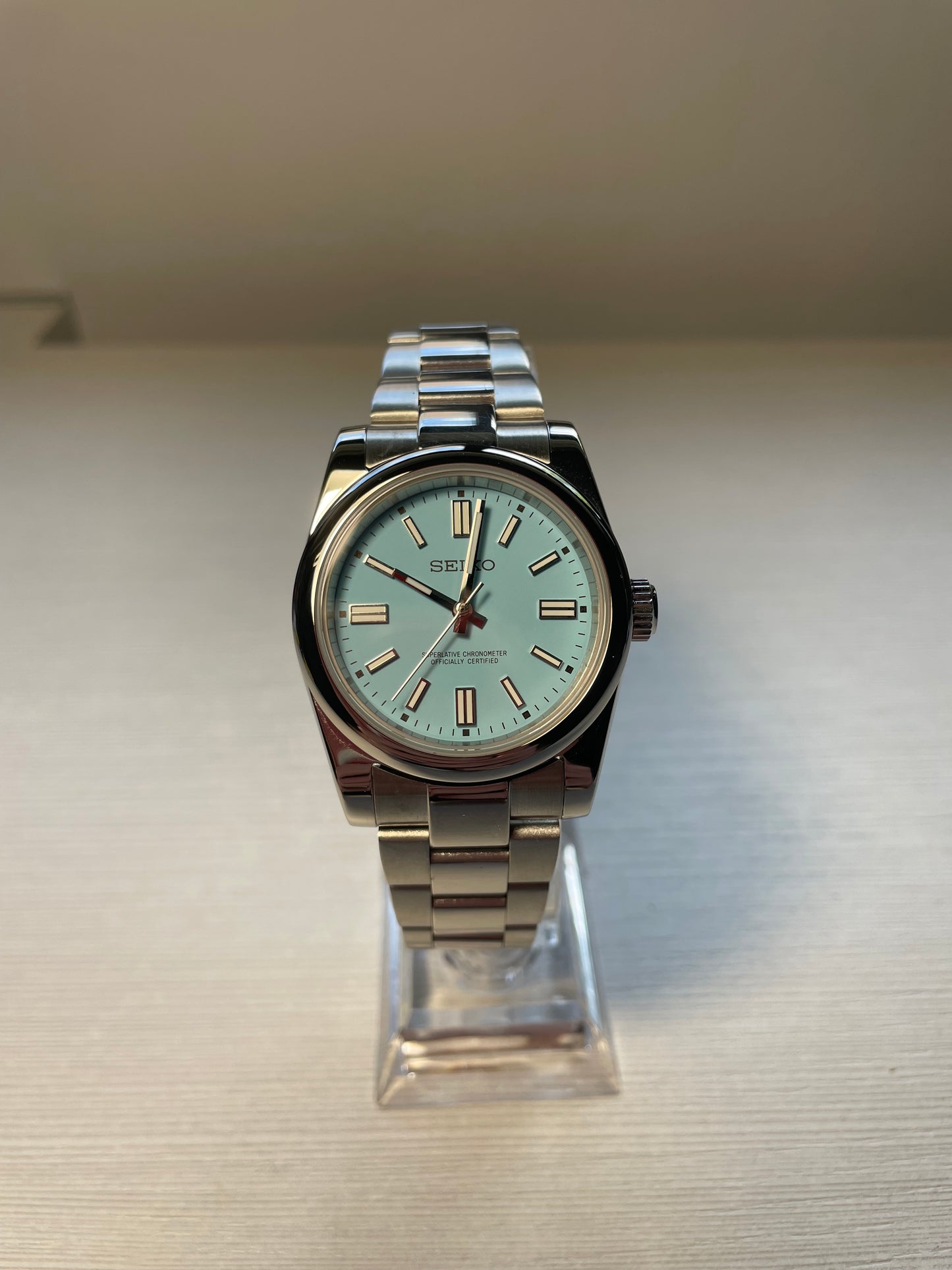 Seiko Mod Oyster Perpetual "Tiffany"