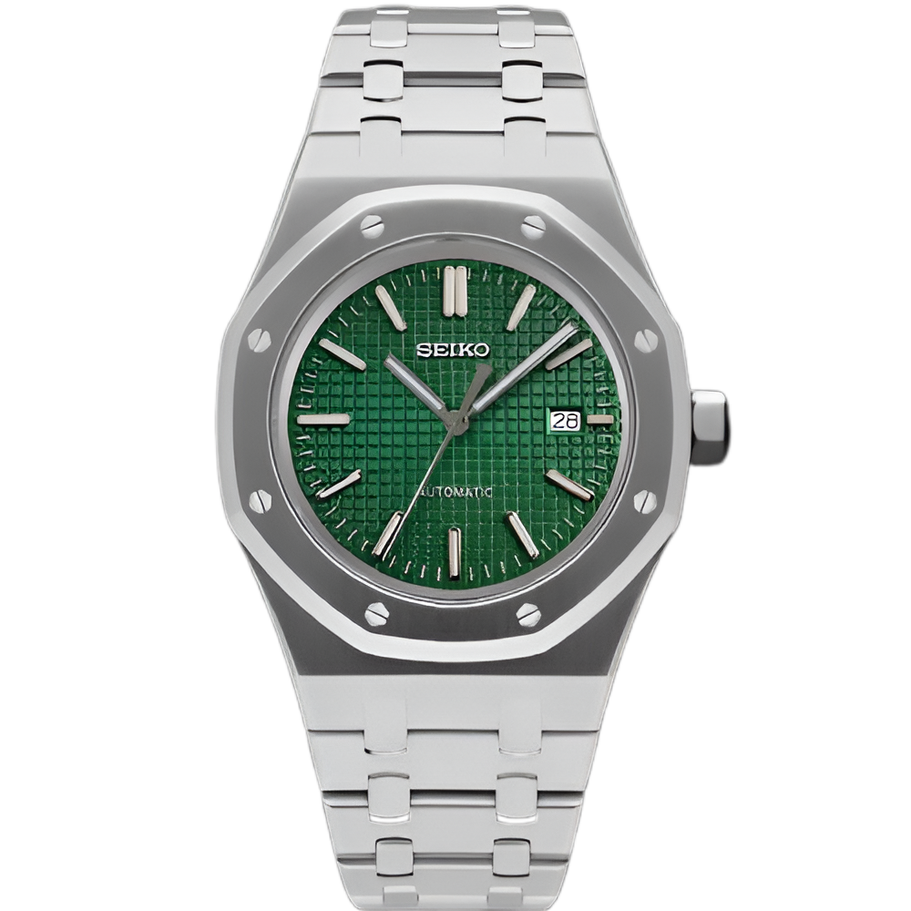 Seiko Mod Royal Oak "Verde"