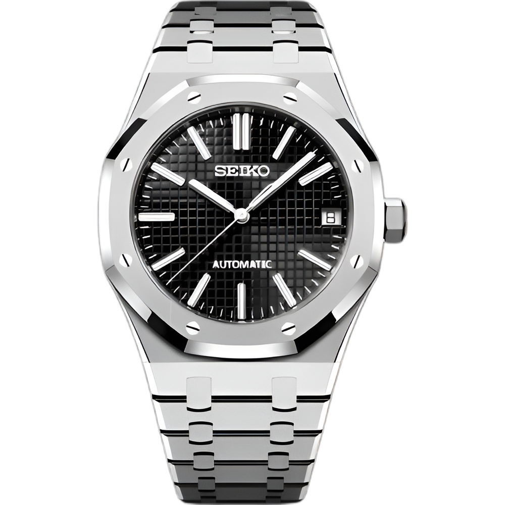 Seiko Mod Royal Oak "Negro"