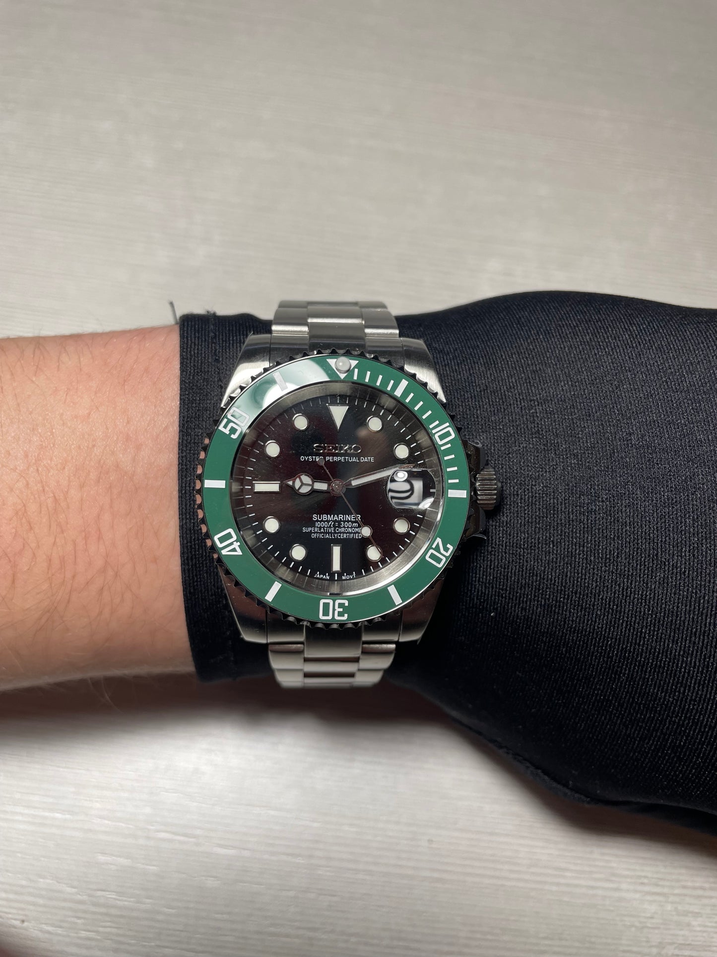 Seiko Mod Submariner "Starbucks"