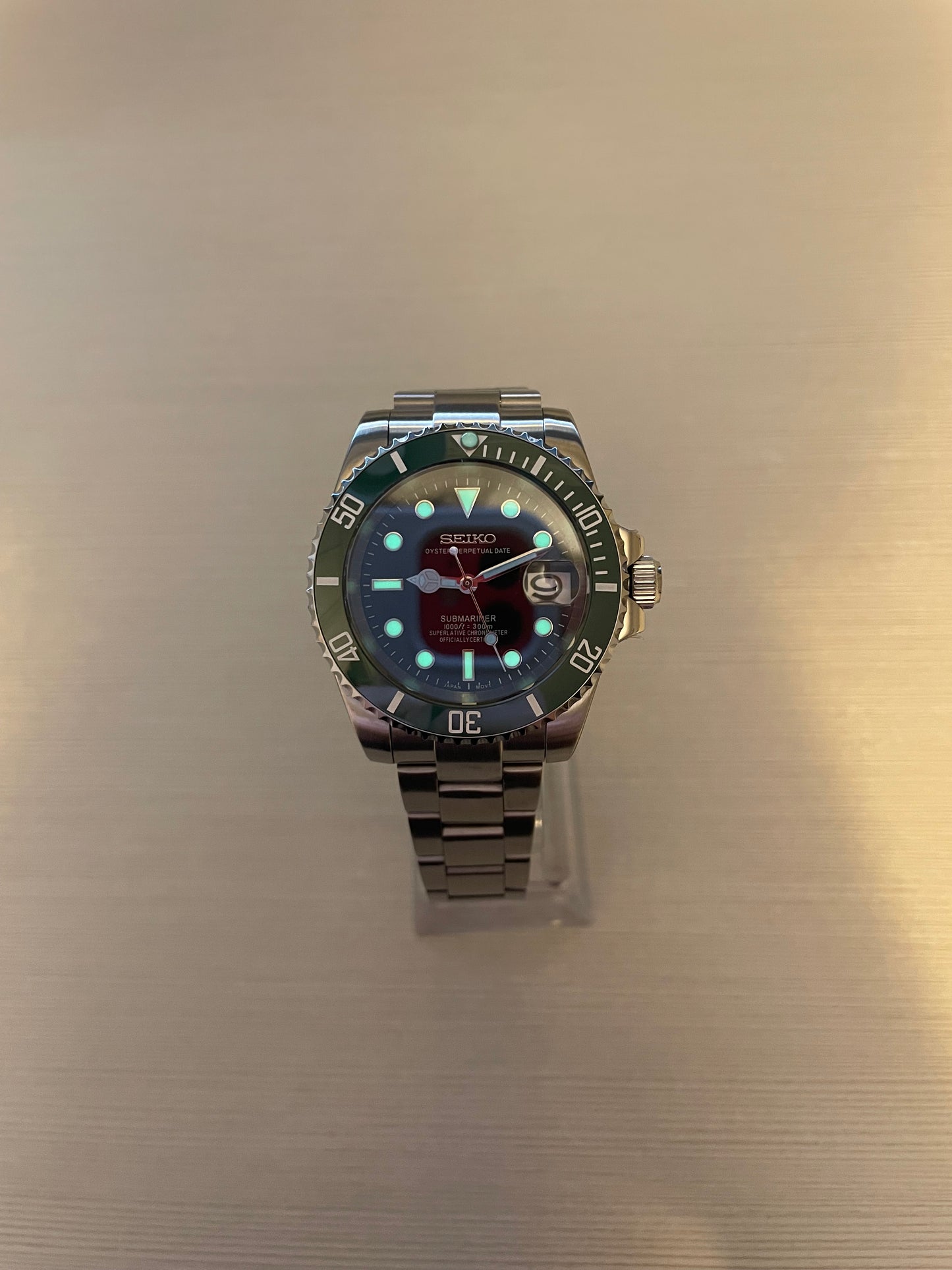 Seiko Mod Submariner "Starbucks"