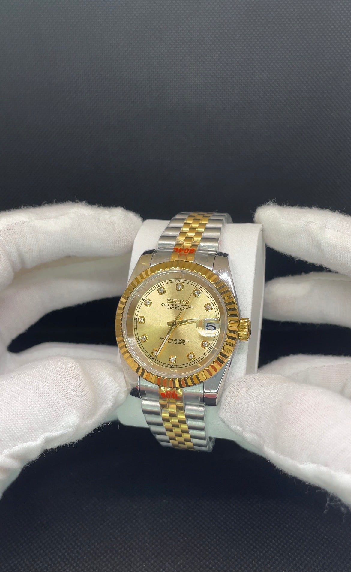 Seiko Mod Datejust "Olive Green"
