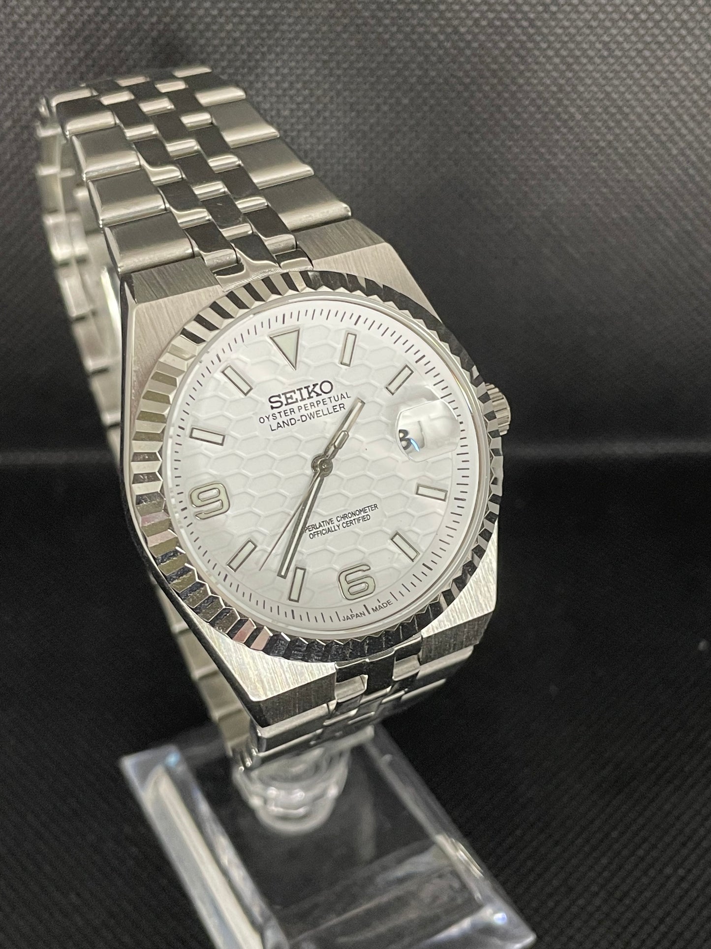 Seiko Mod Land-Dweller "Blanco"