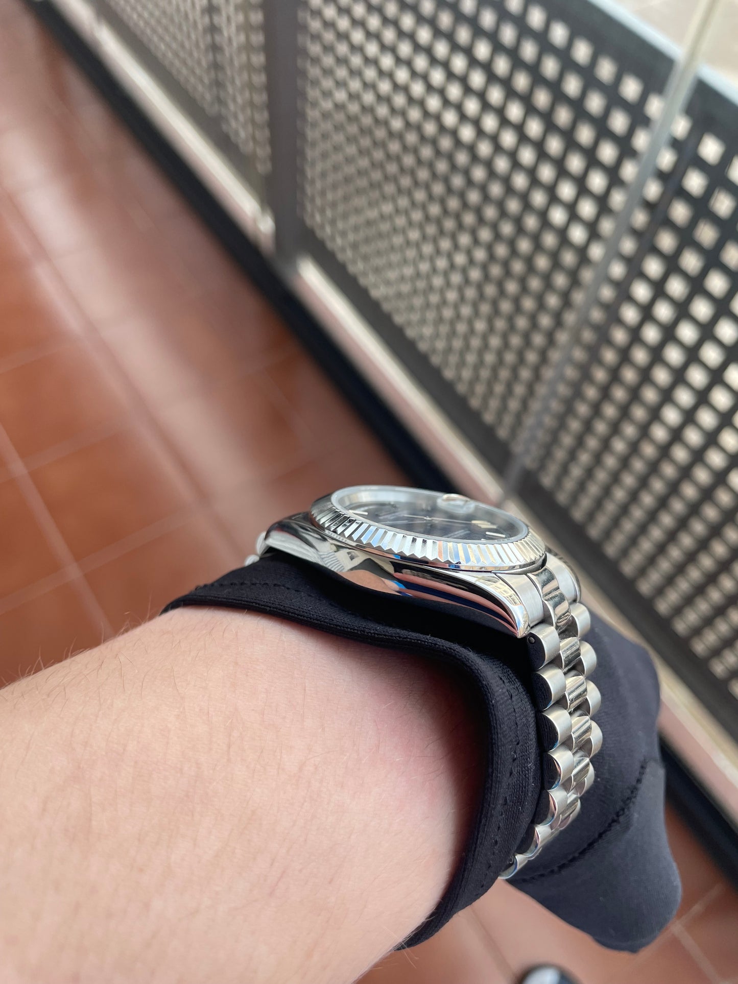 Seiko Mod Day-date "Roman Blue"