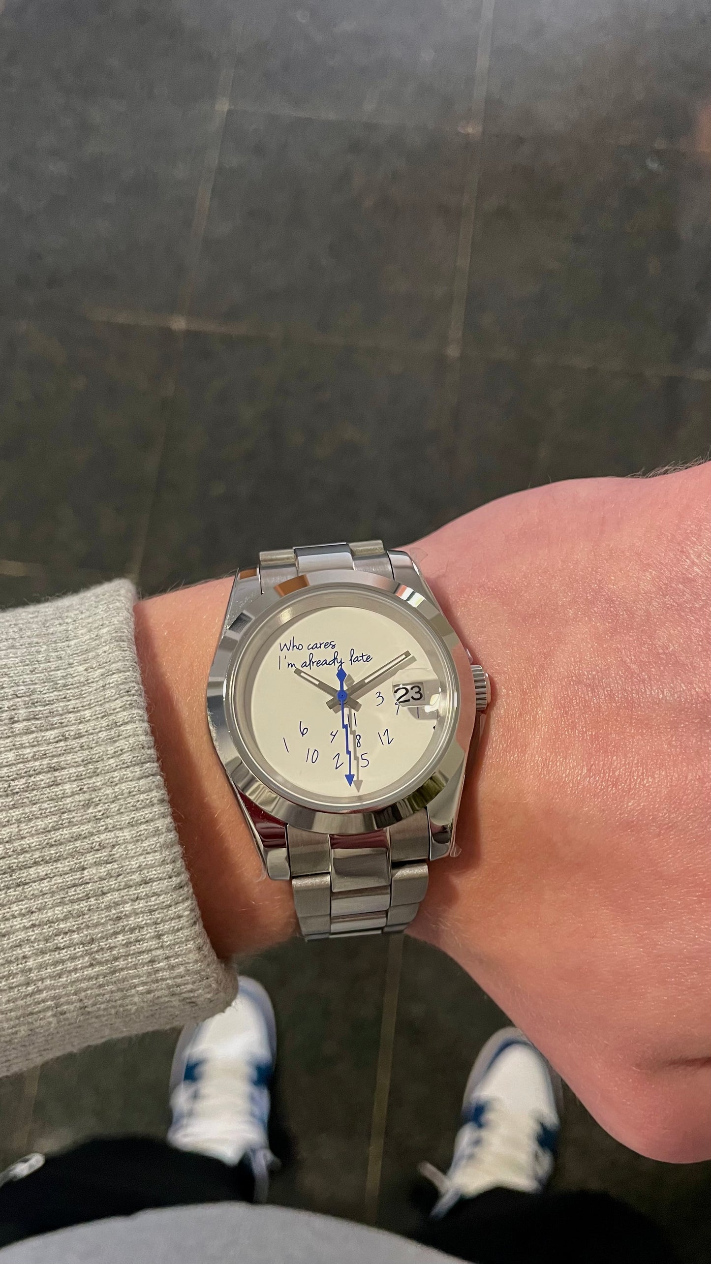 Seiko Mod Datejust "Who cares I'm already late?"