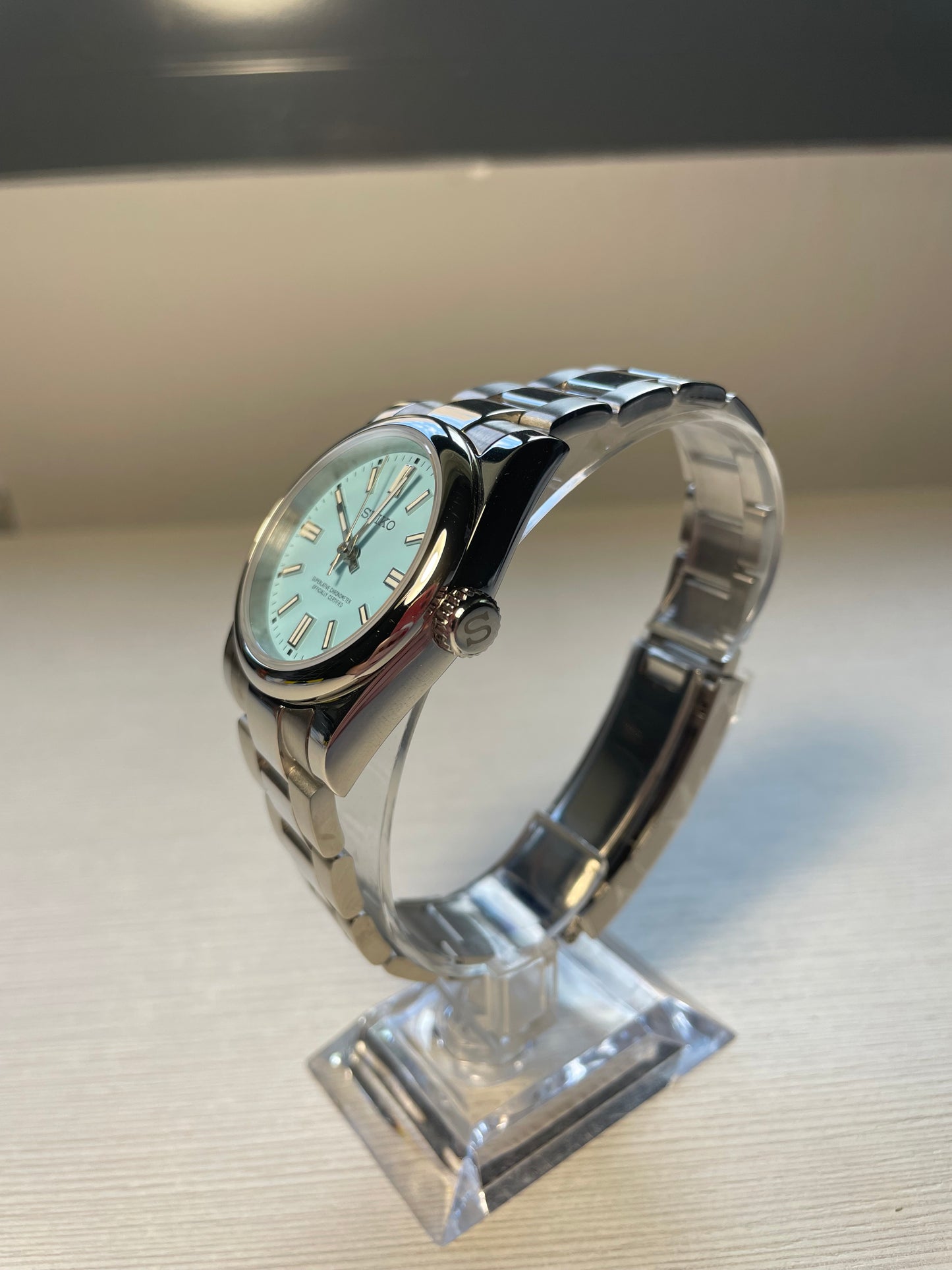 Seiko Mod Oyster Perpetual "Tiffany"