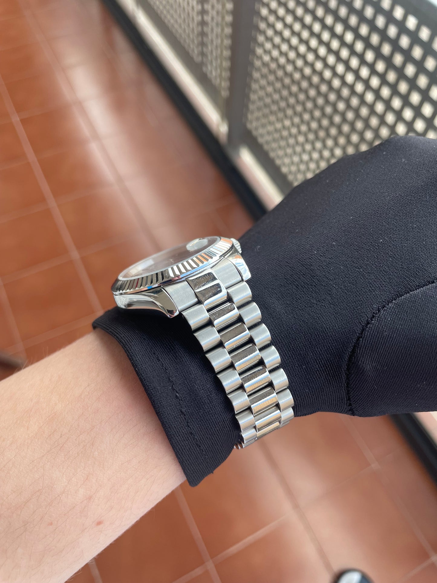 Seiko Mod Day-date "Roman Blue"