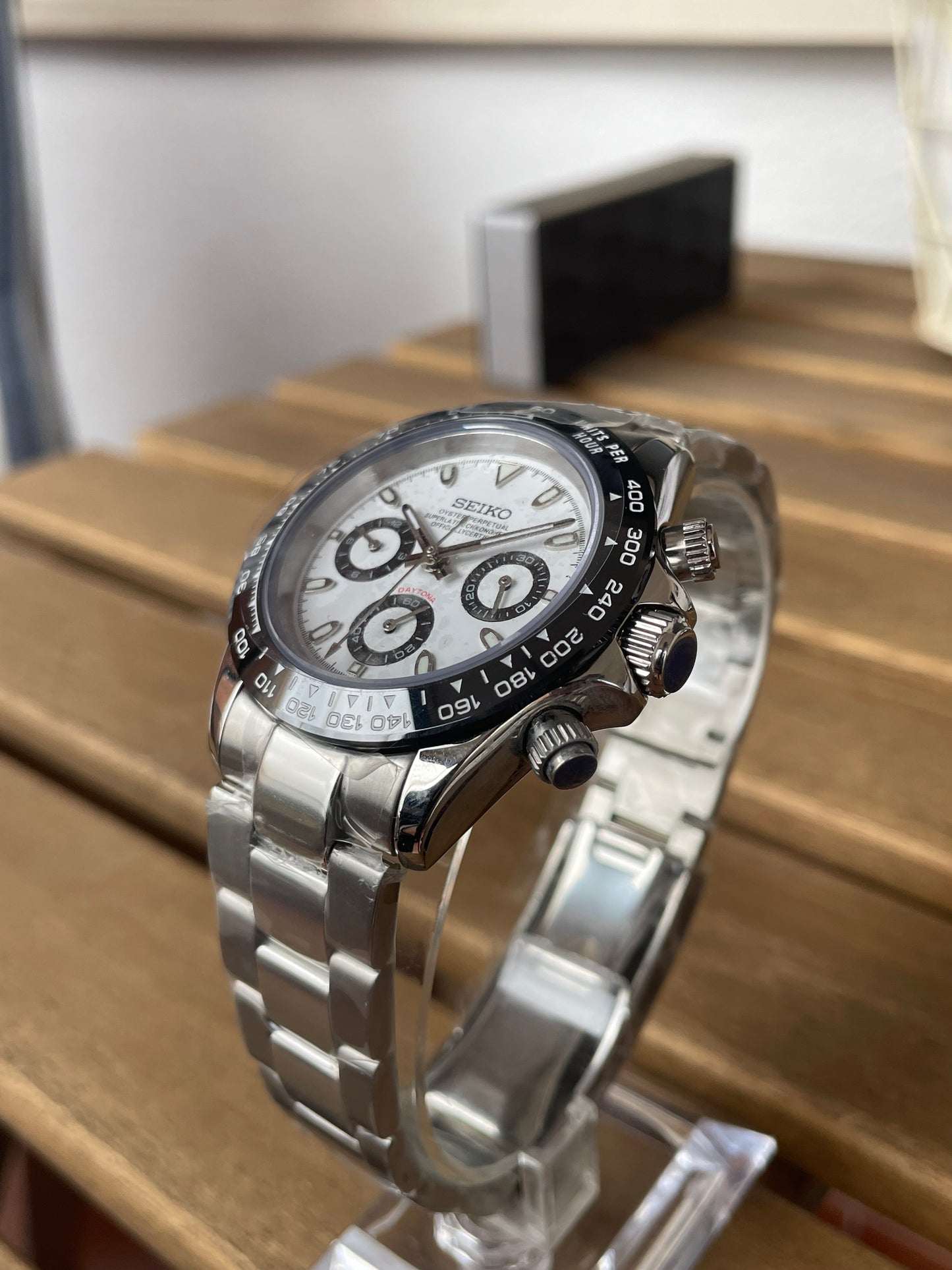 Seiko Mod Daytona "Panda"