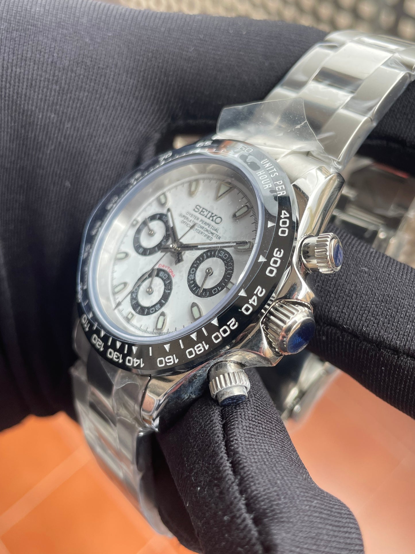 Seiko Mod Daytona "Panda"