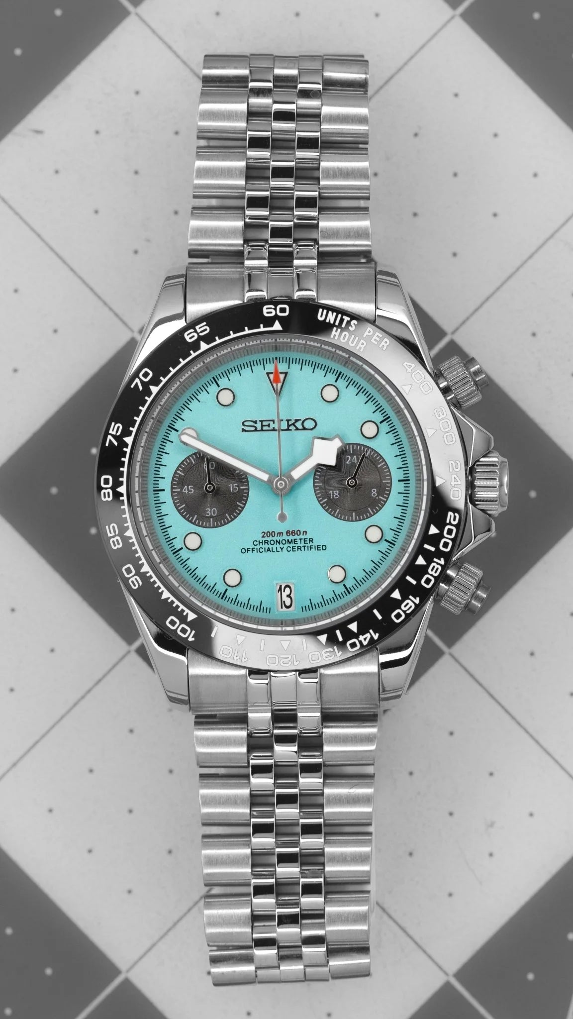 Seiko Mod Black Bay Chrono Tiffany