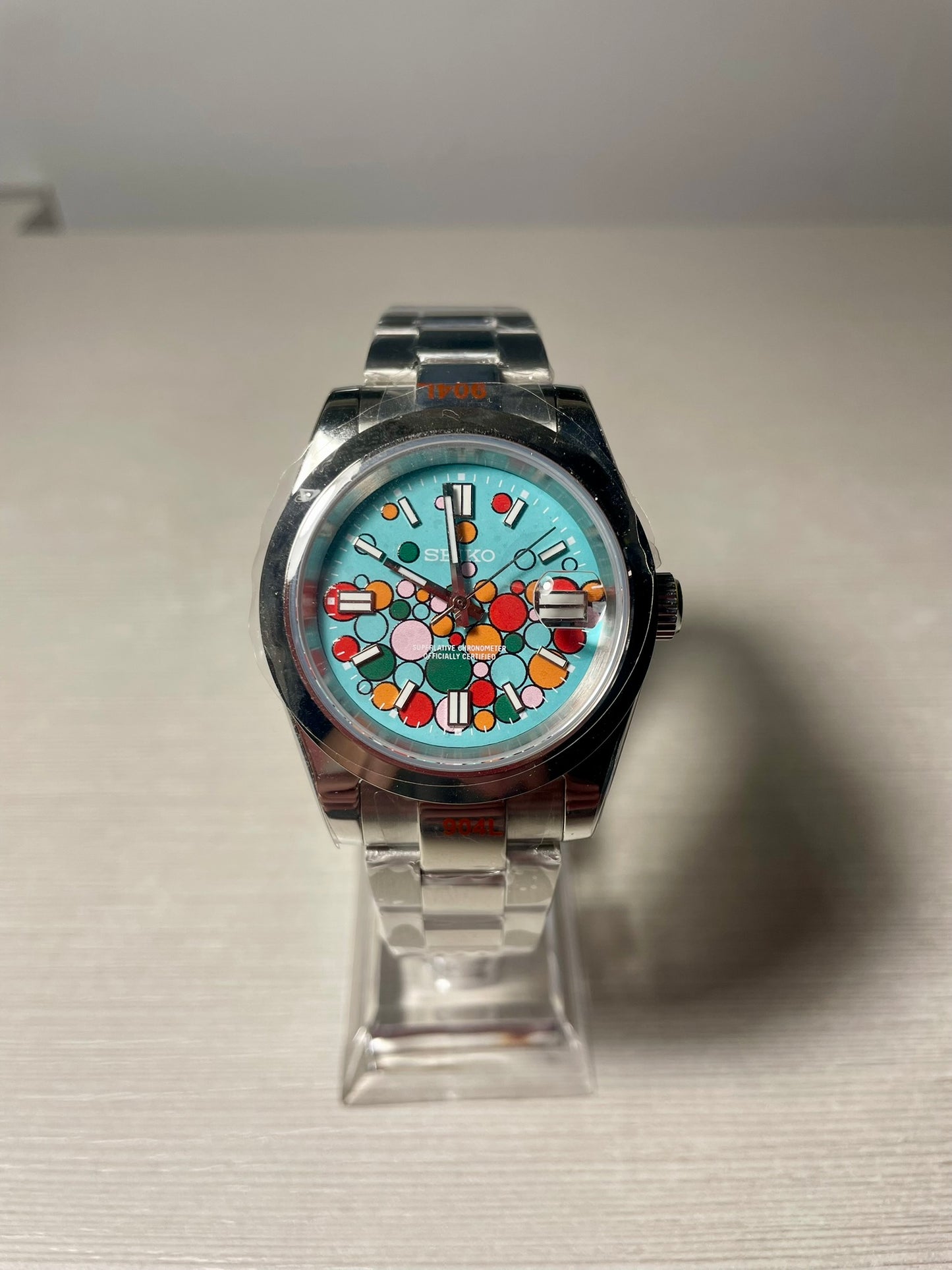 Seiko Mod Oyster Perpetual "Bubbles celebration"
