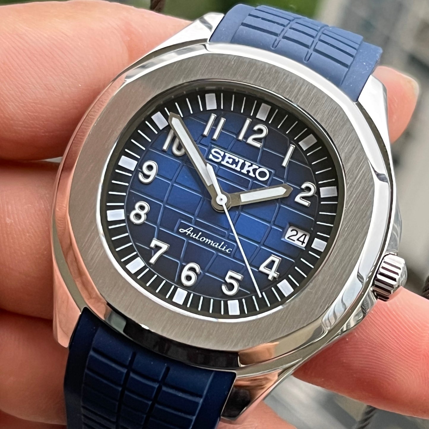 Seiko Mod Aquanaut Navy Blue