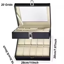 Caja de Almacenamiento Premium para Relojes