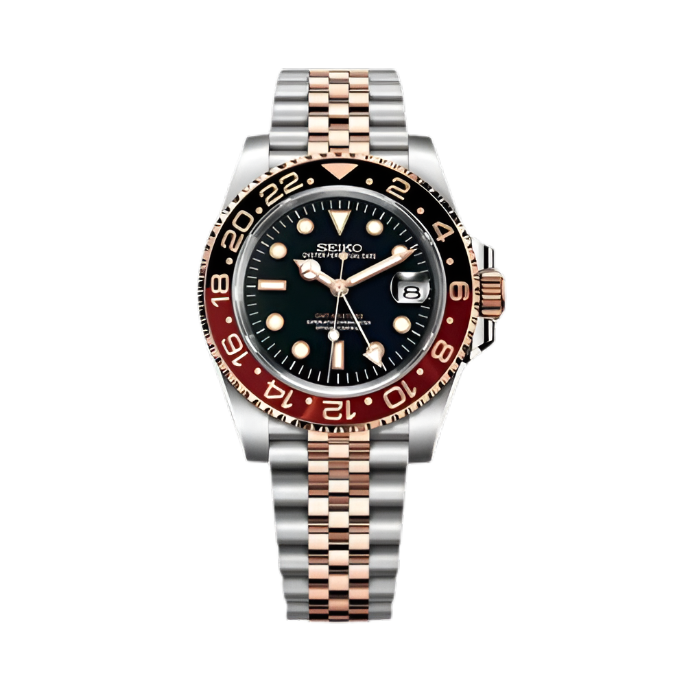 Seiko Mod GMT Master II "Rootbeer"