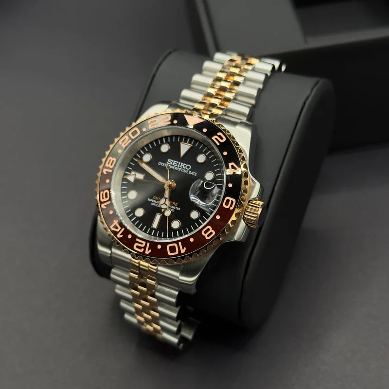 Seiko Mod GMT Master II "Rootbeer"