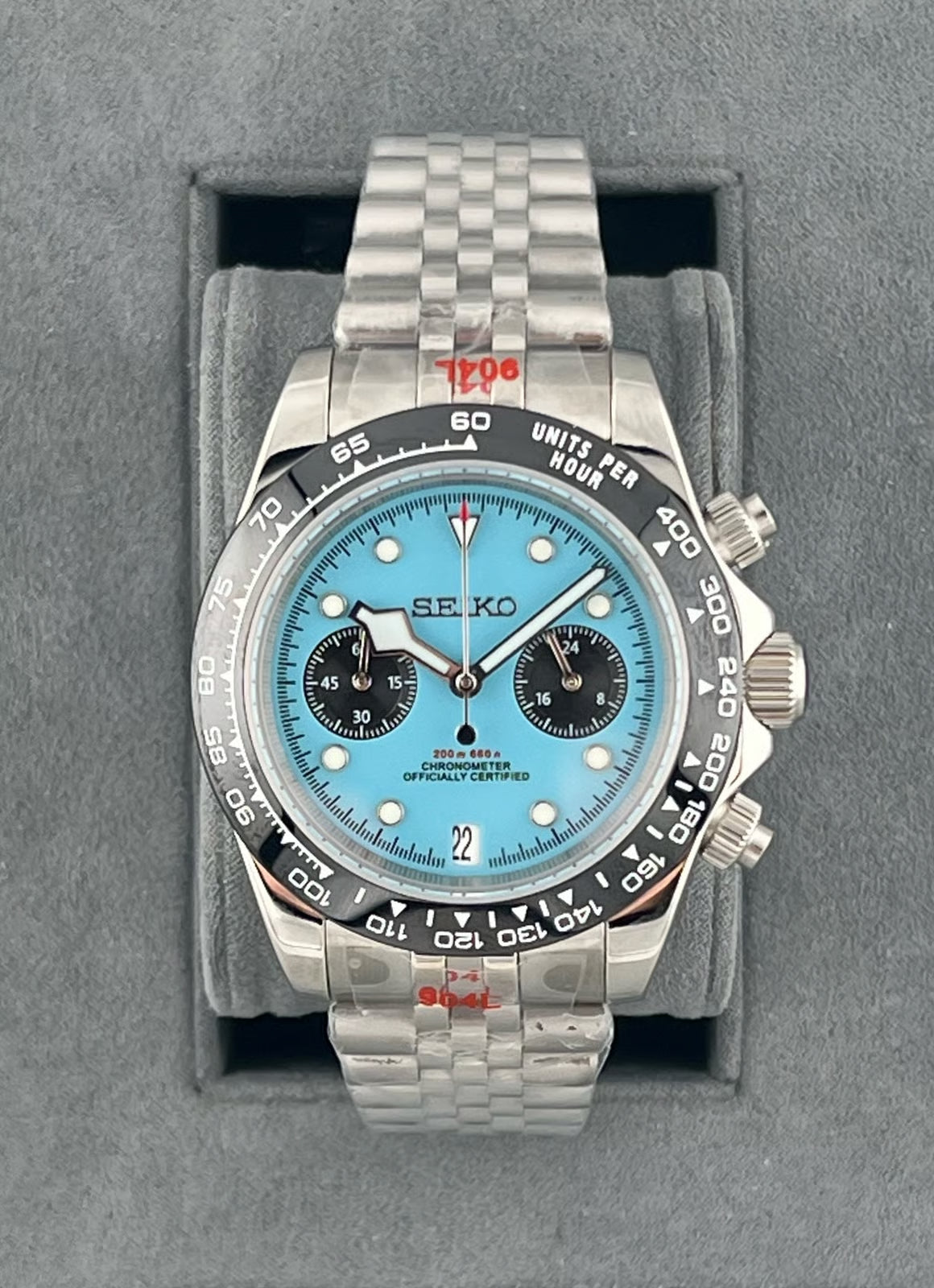 Seiko Mod Black Bay Chrono Tiffany