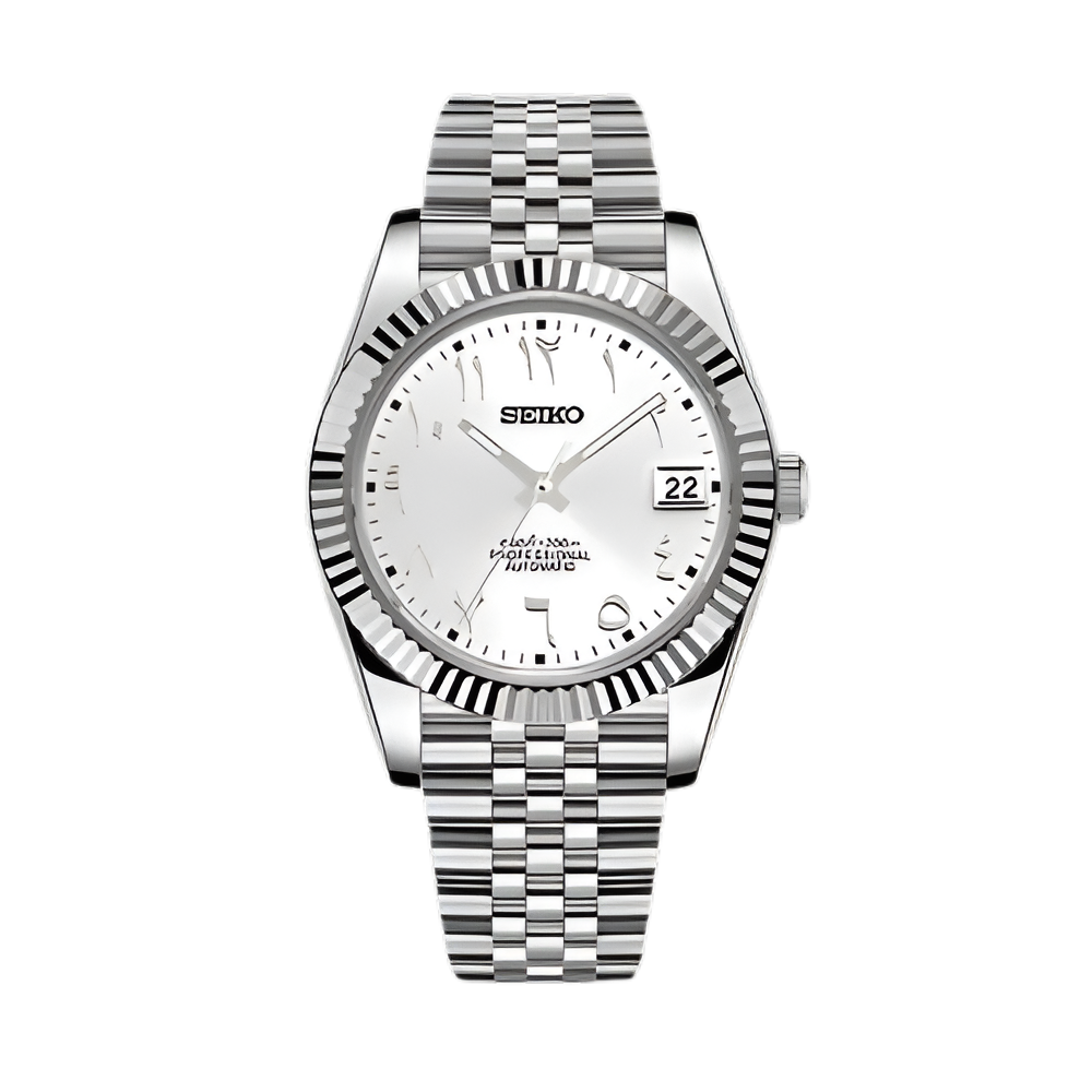 Seiko Mod Datejust "Arabic Steel"