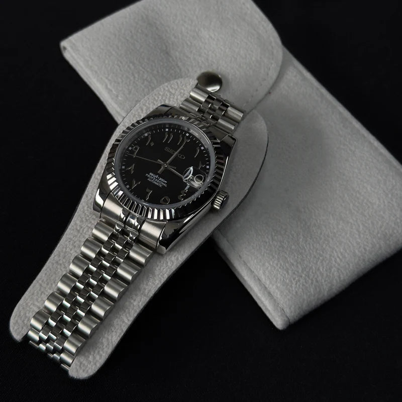 Seiko Mod Datejust "Arabic black"