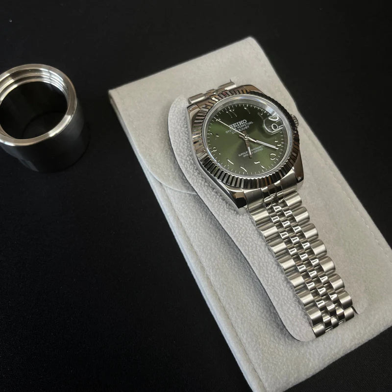 Seiko Mod Datejust " Arabic Verde oliva"