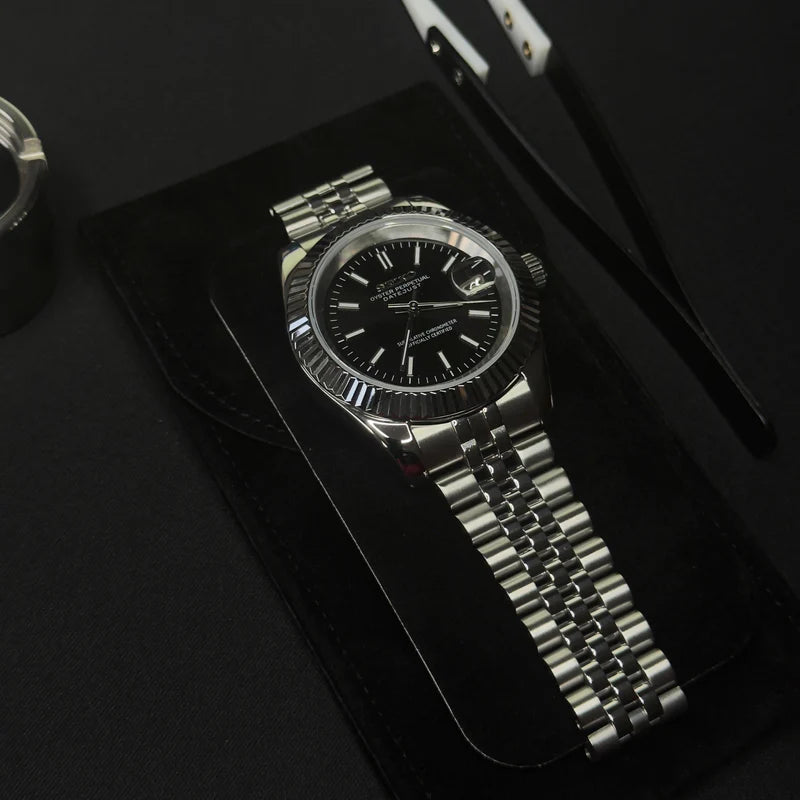 Seiko Mod Datejust Negro