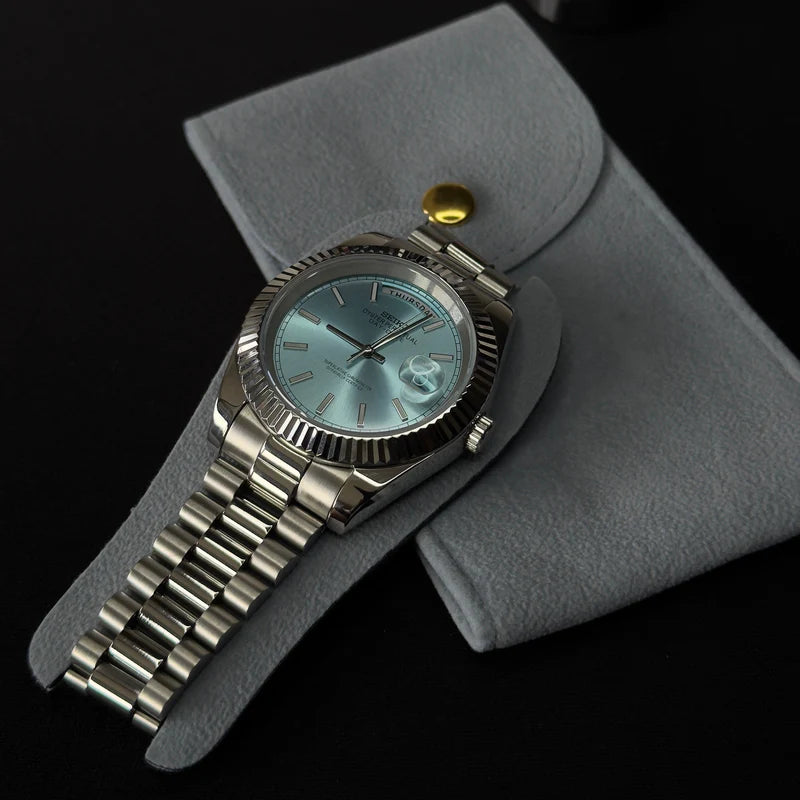 Seiko Mod Day-date "Ice Blue"