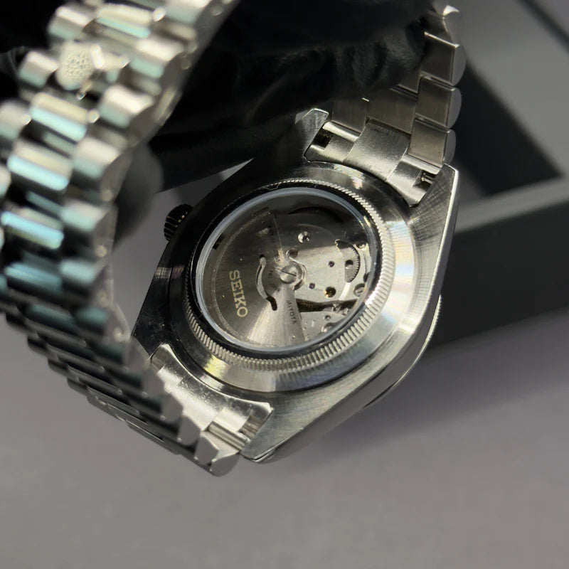 Seiko Mod Day-date "Roman Blue"