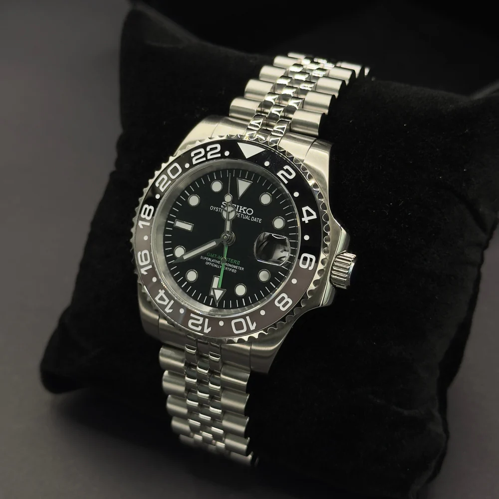 Seiko Mod GMT Master II "Bruce Wayne"