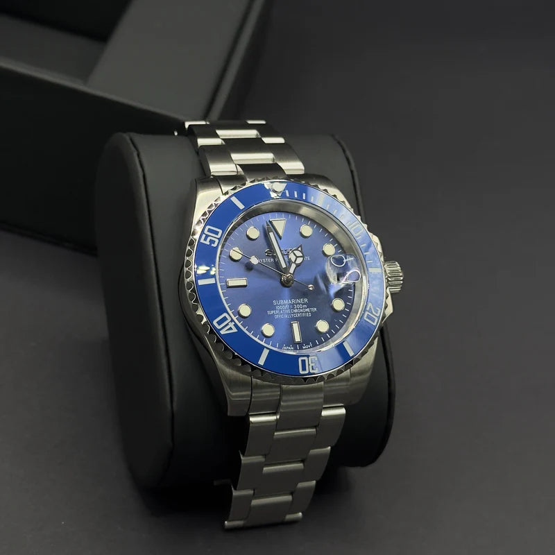 Seiko Mod Submariner "Azul"