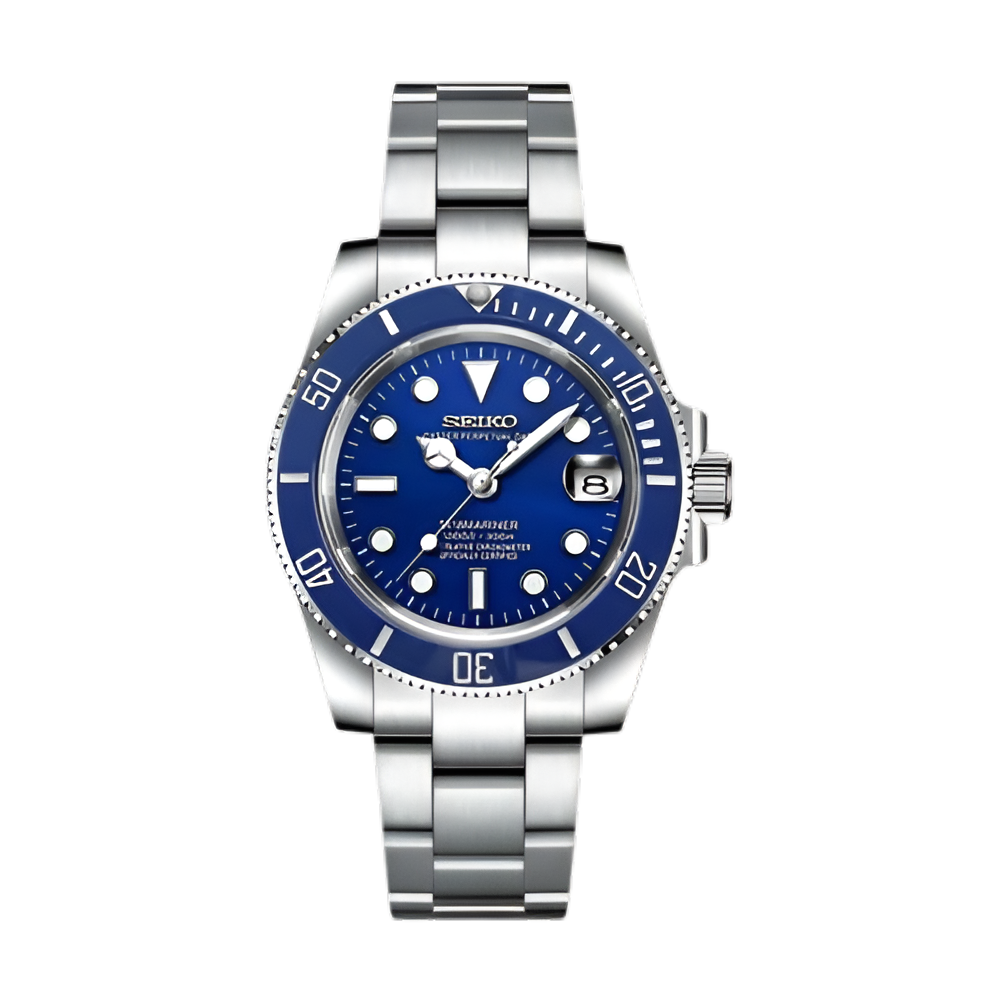 Seiko Mod Submariner "Azul"