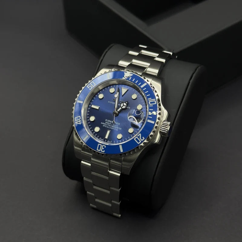 Seiko Mod Submariner "Azul"