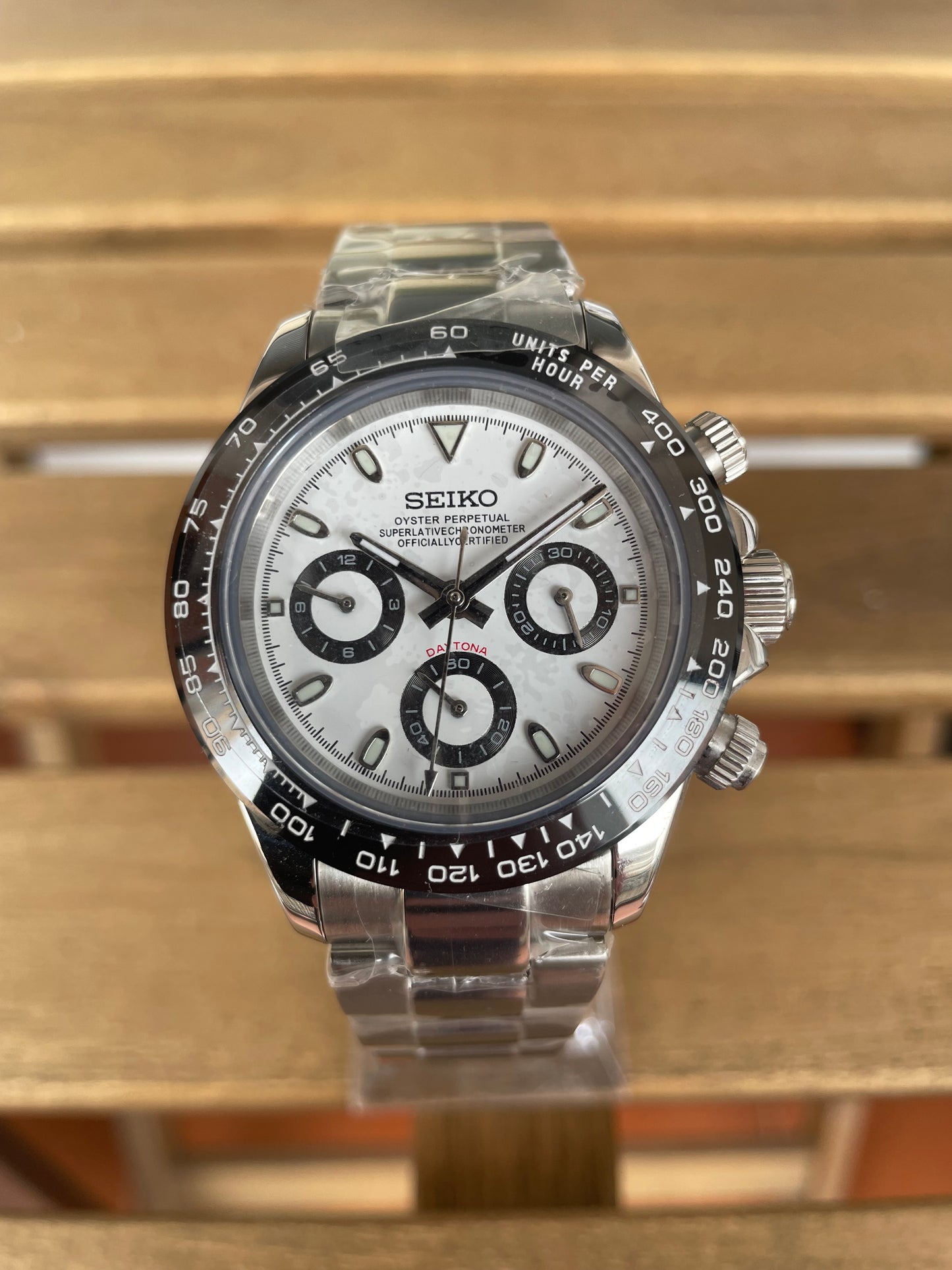 Seiko Mod Daytona "Panda"