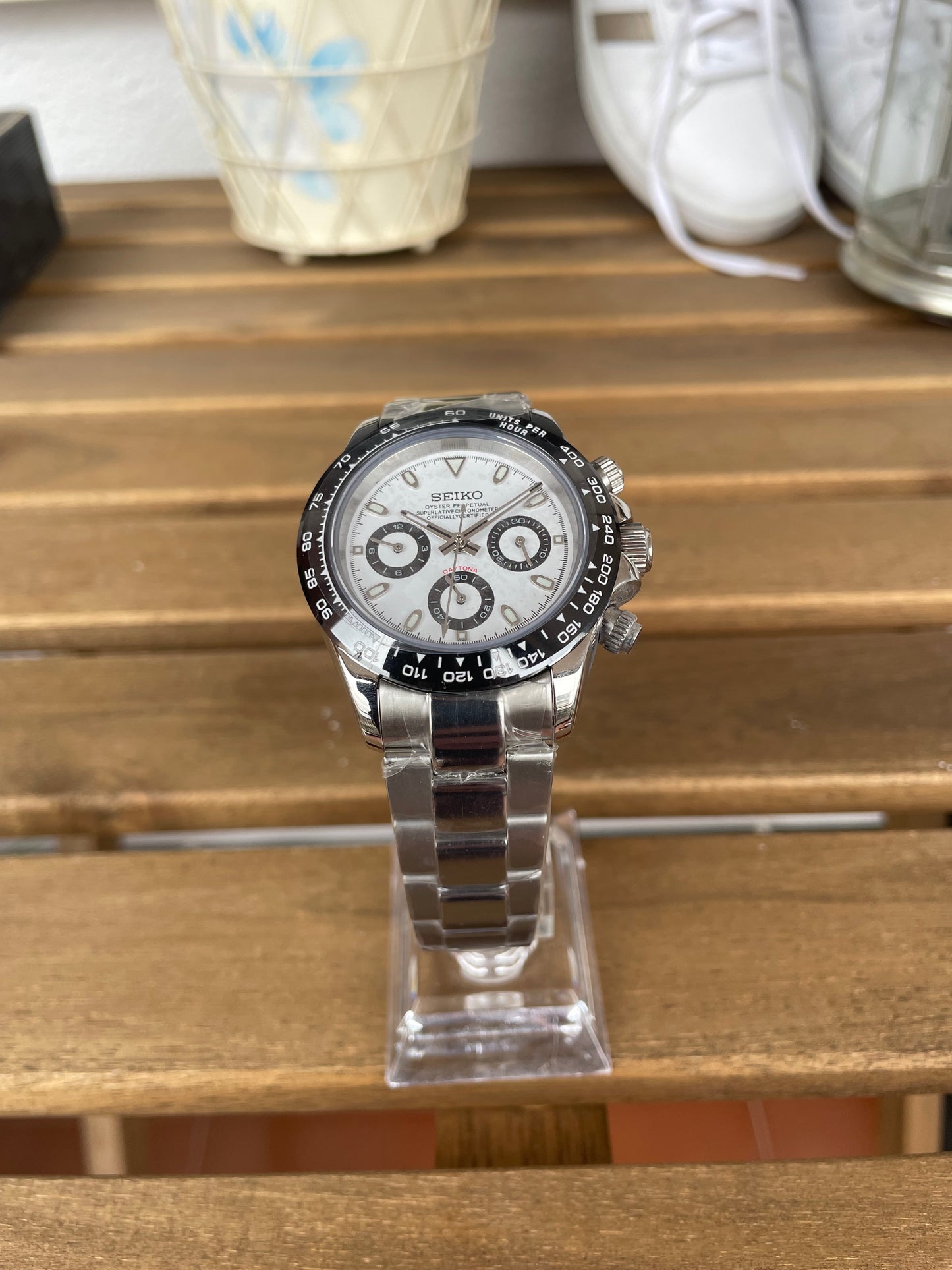 Seiko Mod Daytona "Panda"