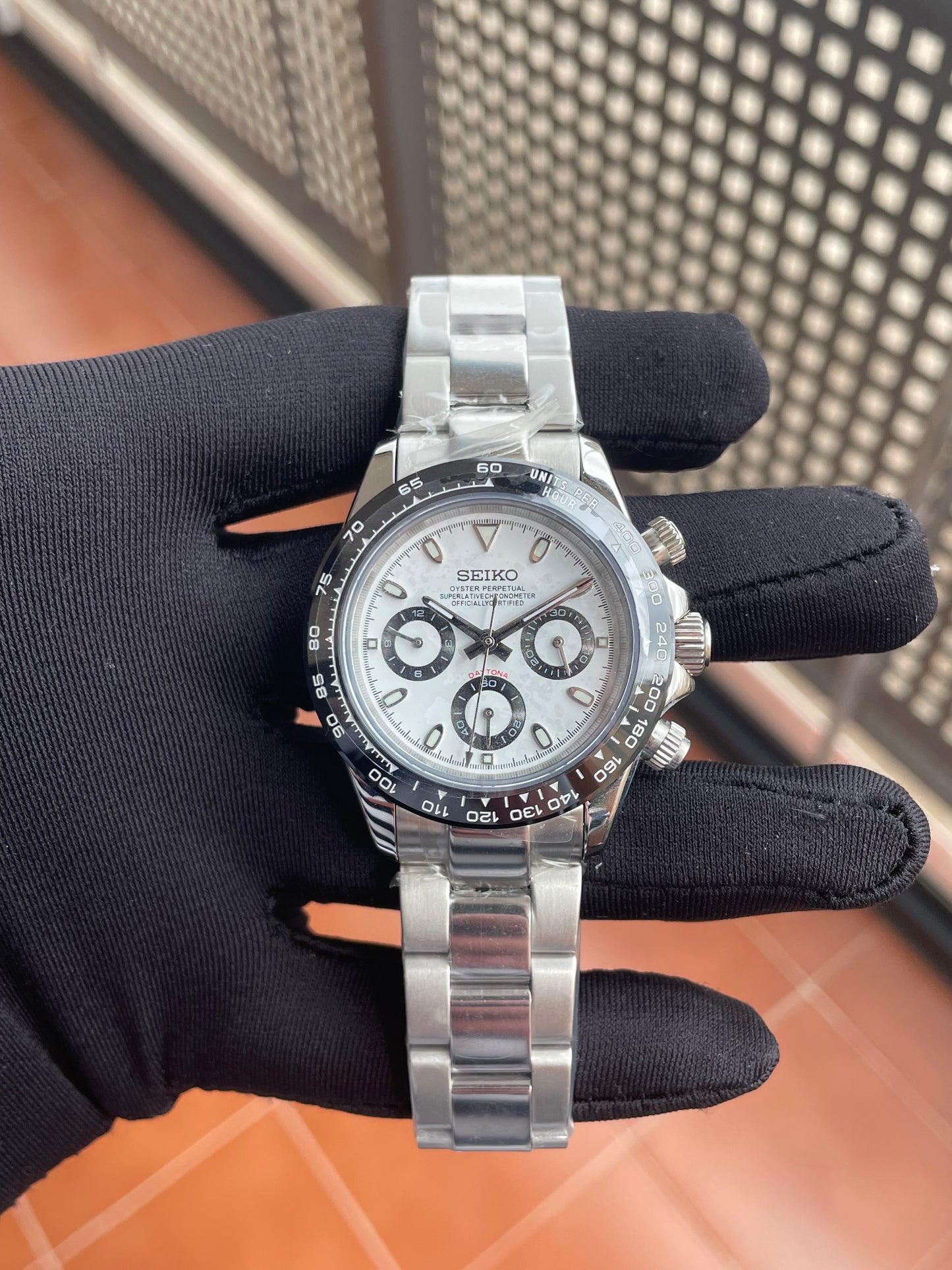 Seiko Mod Daytona "Panda"