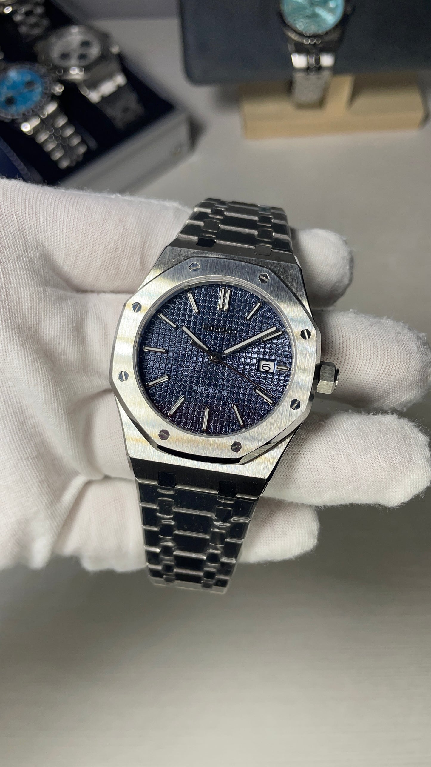 Seiko Mod Royal Oak "Navy blue"