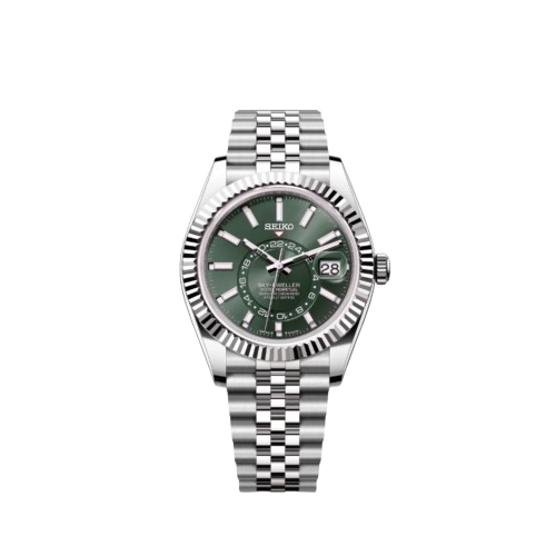 Seiko Mod Datejust "Olive Green"