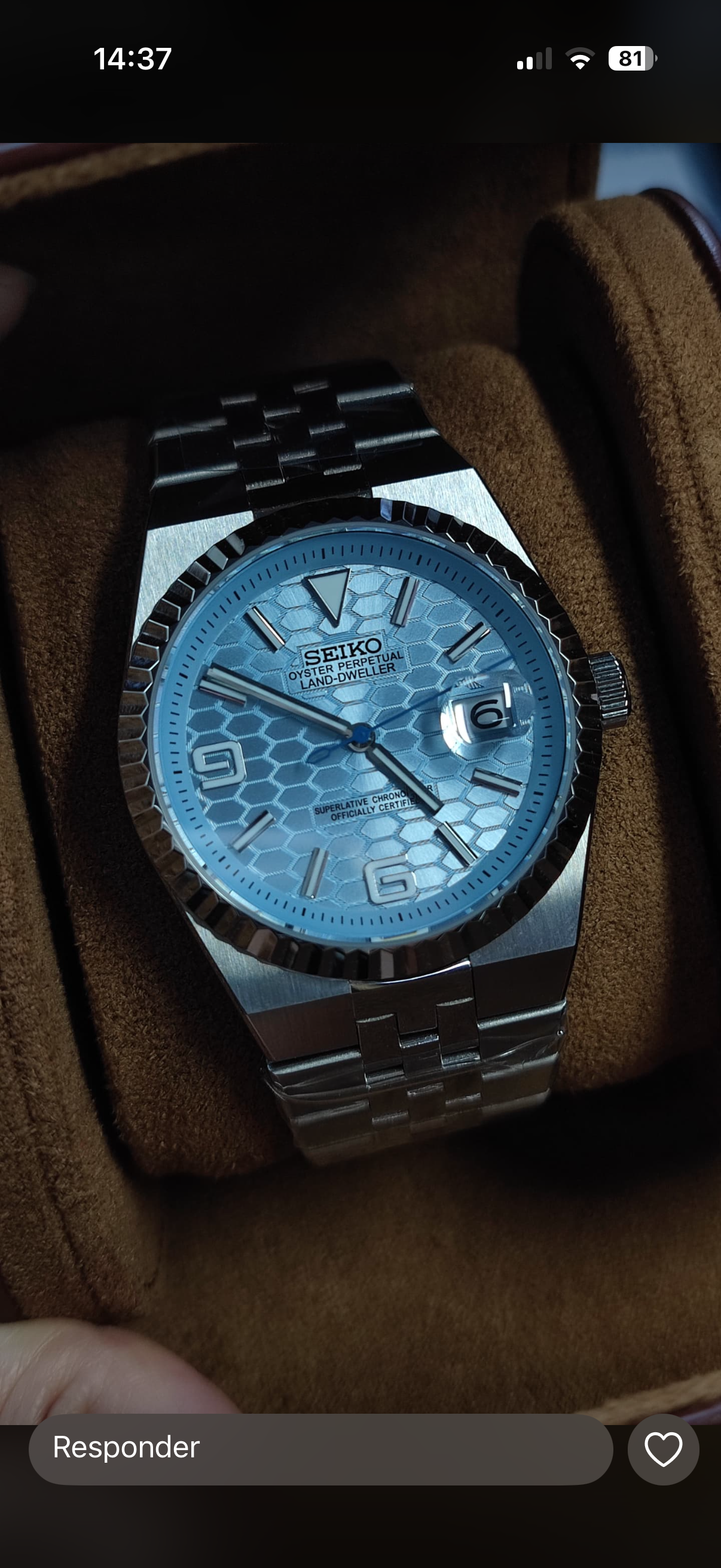 Seiko Mod Land-Dweller "Azul cielo"