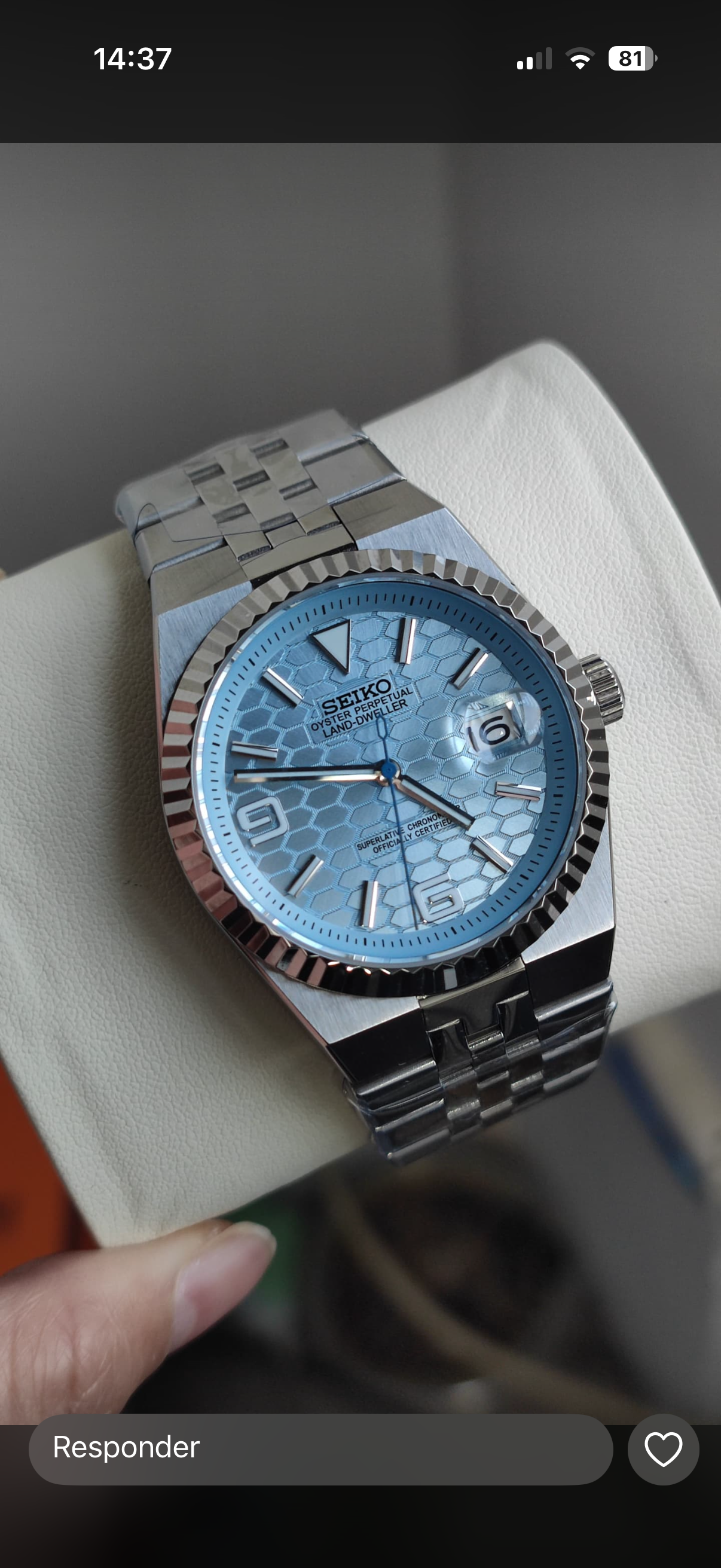 Seiko Mod Land-Dweller "Azul cielo"