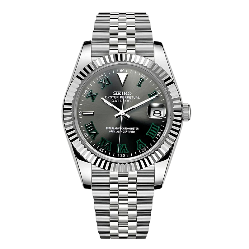 Seiko Mod Datejust "Wimbledon"