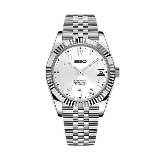 Seiko Mod Datejust "Arabic Steel"