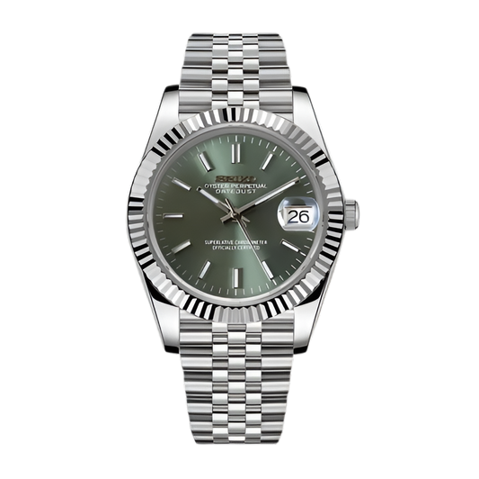 Seiko Mod Datejust "Verde oliva"