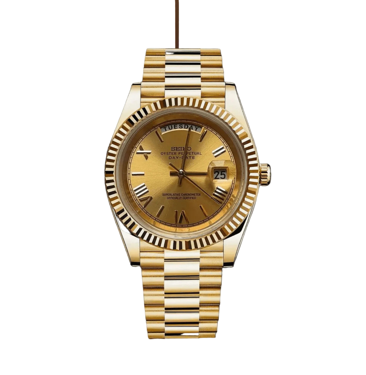 Seiko Mod Day-date Oro Amarillo "President"